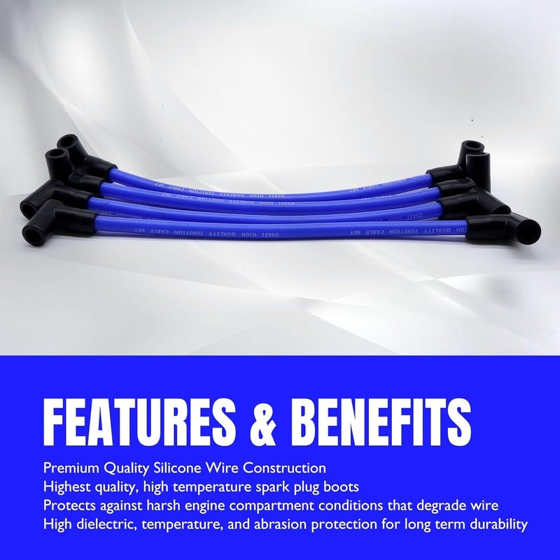 OXCANO ZF478V Marine Spark Plug Wire 6" High Performance Premium Marine Compatible with Johnson Evinrude Outboard 0582365 0582134 0582135 0777703, Sierra 18-8816-1 - Image 3